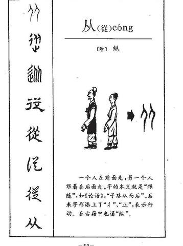 从字古时候怎么写