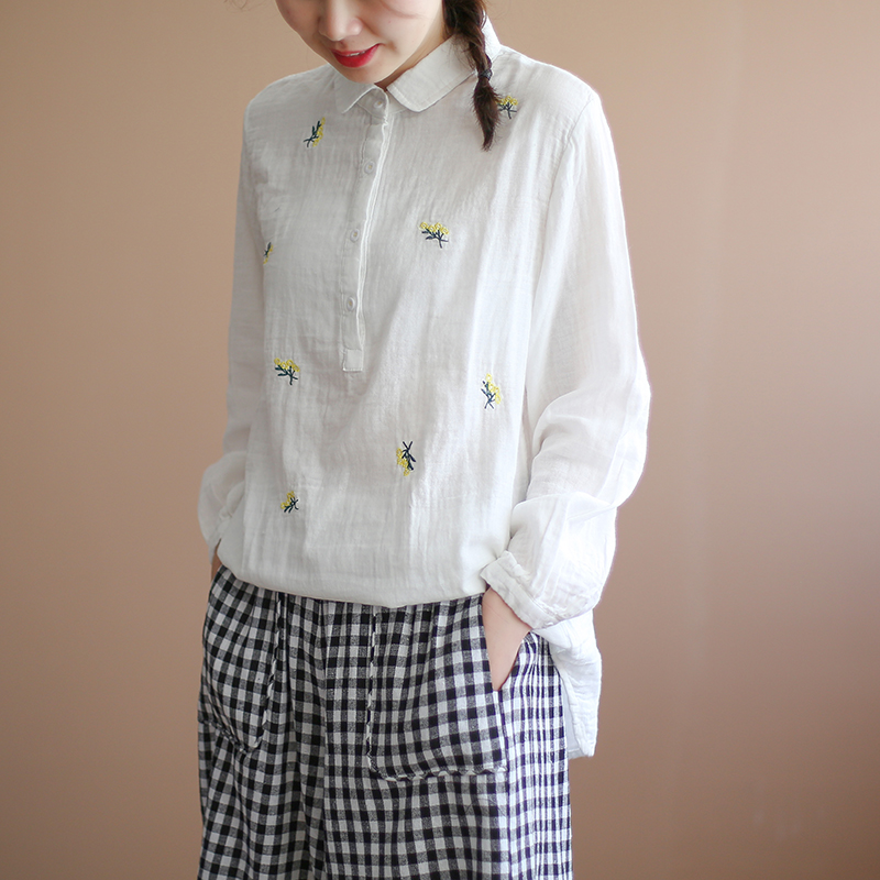 19年棉麻衫一出,美过卫衣,嫩过毛衣,洋气不说