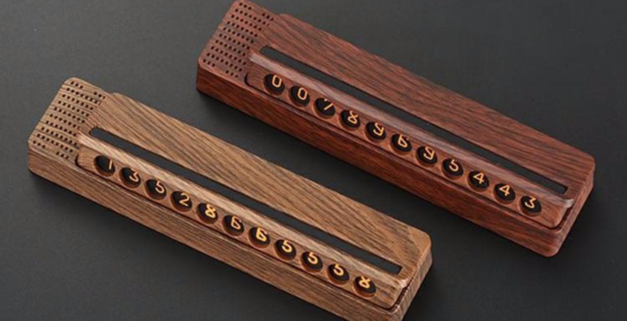 汽车临时停车牌隐藏挪车电话号码牌创意车载移