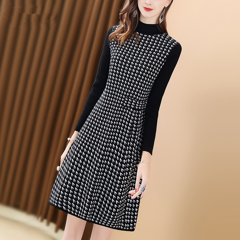 今年流行一种女装:叫格子冬裙,适合31-50岁,