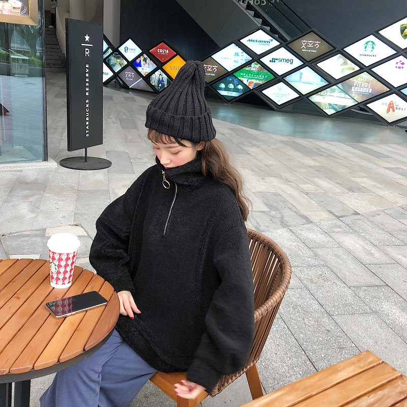 突然发现一款羊羔毛女装,洋气美嫩贼时髦,适